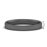 4 mm Steps Edge Comfort Fit Mens Band