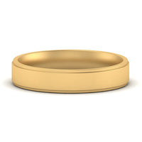 4 mm Steps Edge Comfort Fit Mens Band