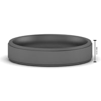 4 mm Steps Edge Comfort Fit Mens Band