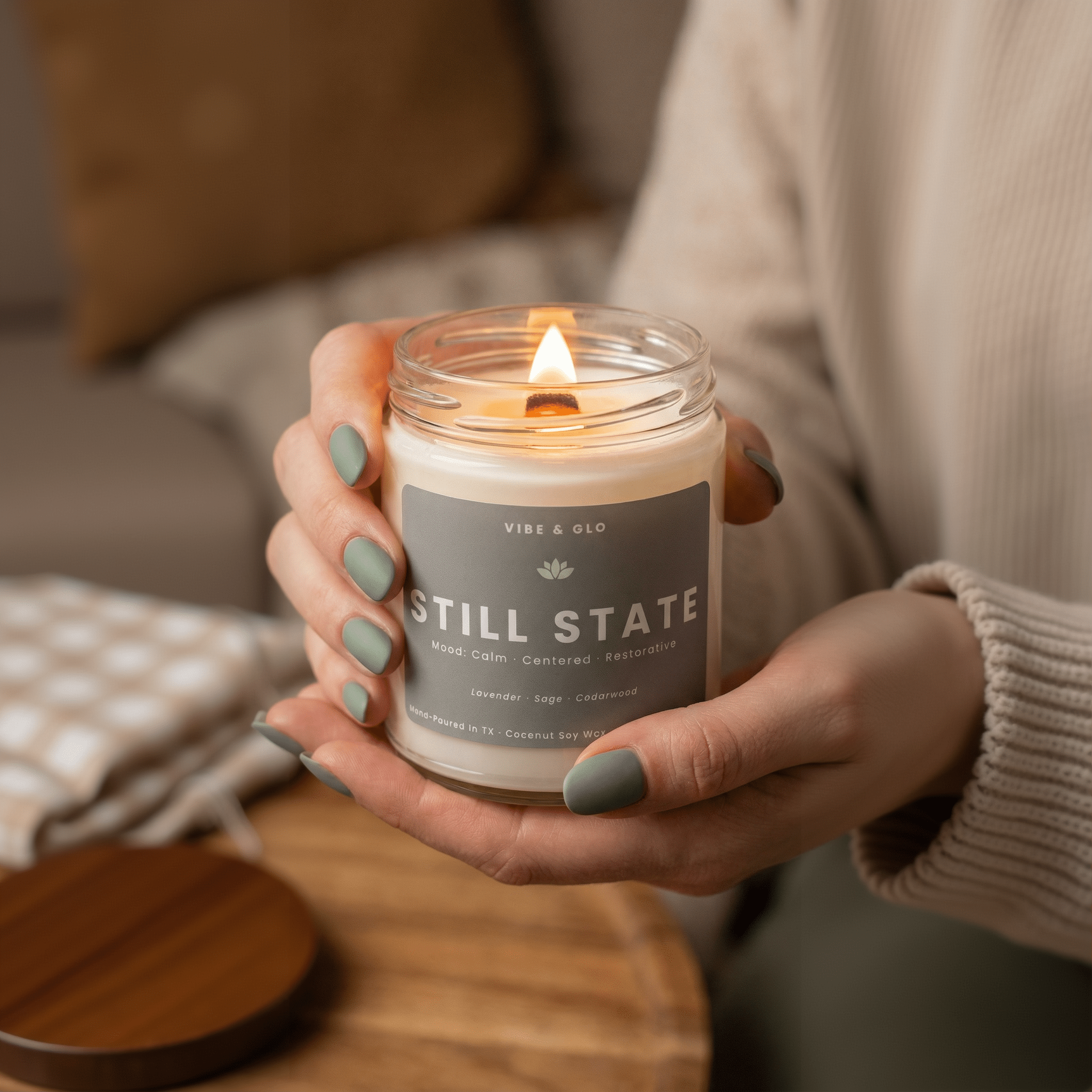 Still State – Lavender & Sage Soy Candle - BIG FRENCHIES