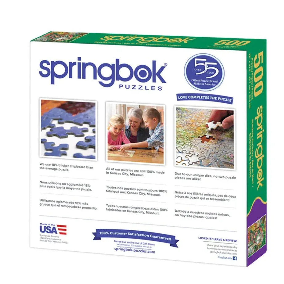 Stocking Curiosity 500 Piece Jigsaw Puzzle by Springbok Puzzles - BIG FRENCHIES