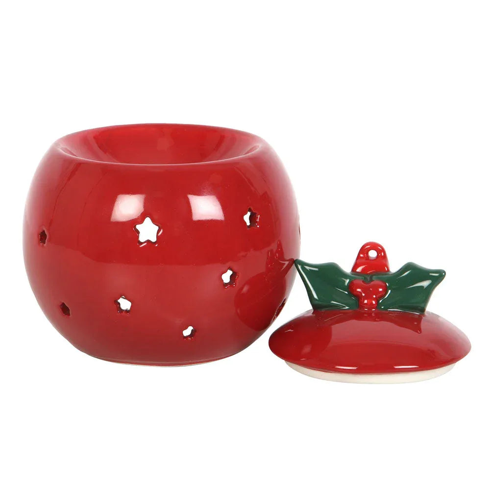 Red Christmas Ornament Bauble Oil Burner - BIG FRENCHIES
