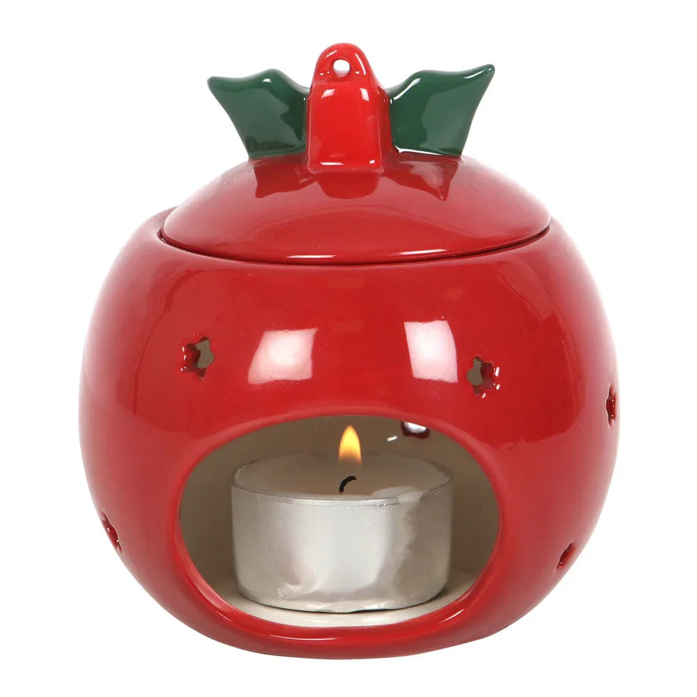 Red Christmas Ornament Bauble Oil Burner - BIG FRENCHIES