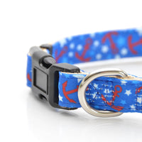 EcoBark Bow Tie Collar - Nautical Print - BIG FRENCHIES