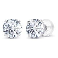 3.00 CTW AGI-Certified Lab-Grown Diamond Stud Earrings in solid 14K Gold – G Color, VS Clarity