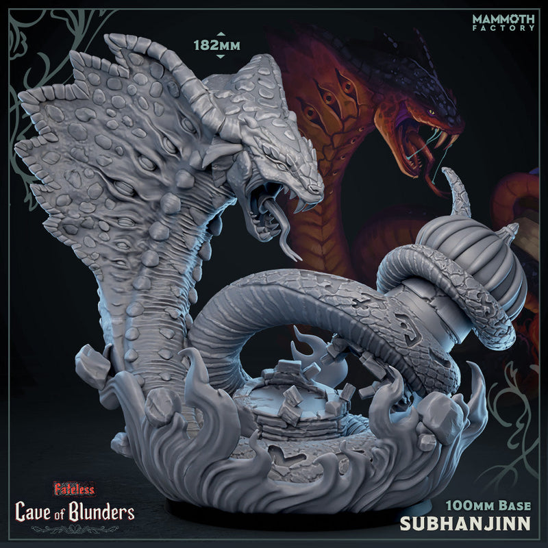 Subhanjinn (Epic Cobra Boss)-3D Printed Miniatures-BIG FRENCHIES-All Systems Go Games