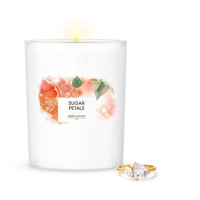 Sugar Petals 18oz Home Jewelry Candle - BIG FRENCHIES
