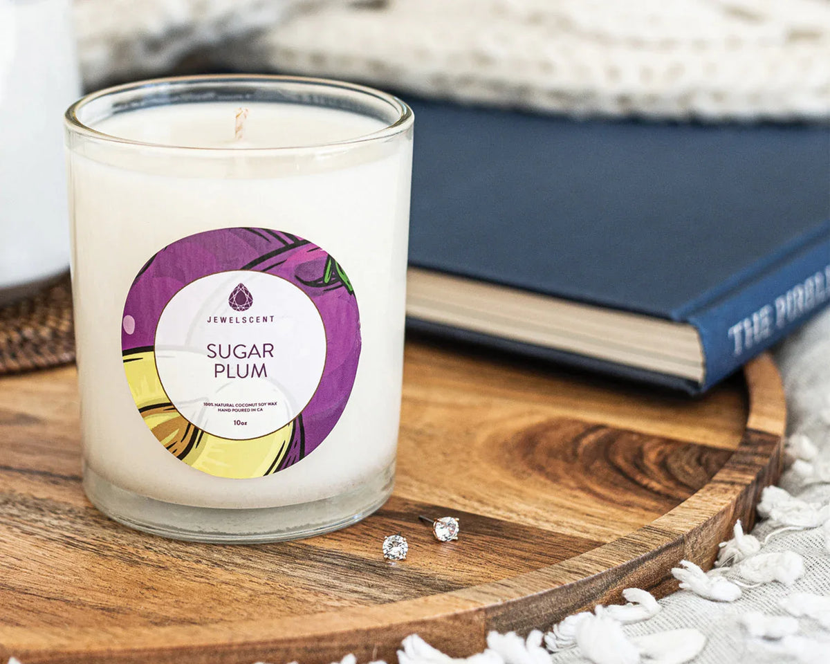 Sugar Plum 10oz Signature Jewelry Candle - BIG FRENCHIES
