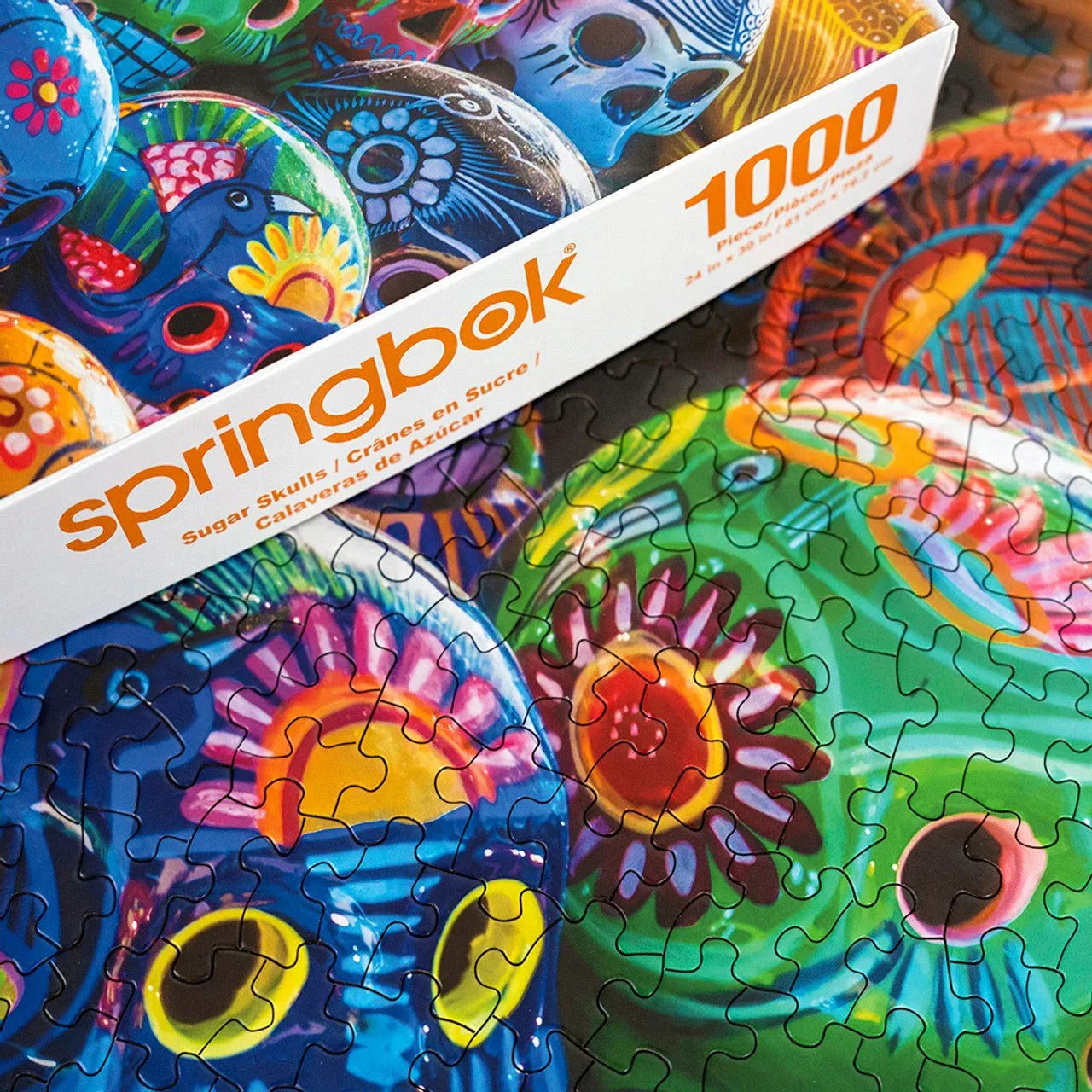 Sugar Skulls 1000 Piece Jigsaw Puzzle by Springbok Puzzles - BIG FRENCHIES