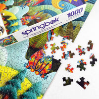 Summer Adventure Quilt 1000 Piece Jigsaw Puzzle by Springbok Puzzles - BIG FRENCHIES