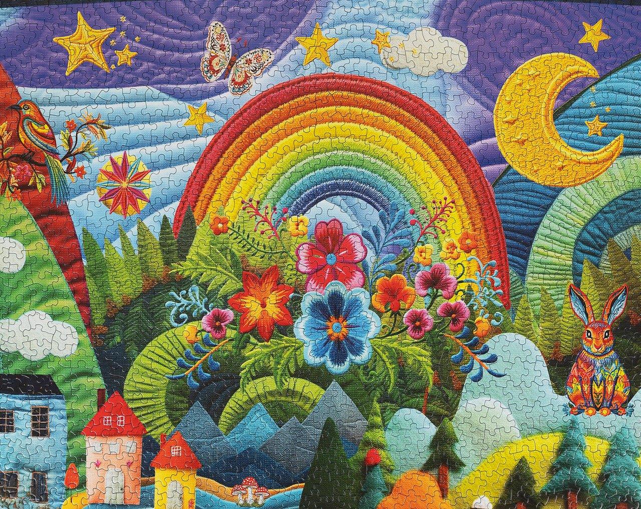 Summer Adventure Quilt 1000 Piece Jigsaw Puzzle by Springbok Puzzles - BIG FRENCHIES