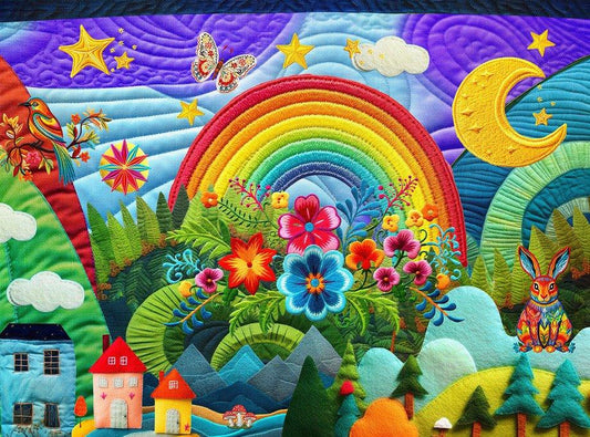 Summer Adventure Quilt 1000 Piece Jigsaw Puzzle by Springbok Puzzles - BIG FRENCHIES