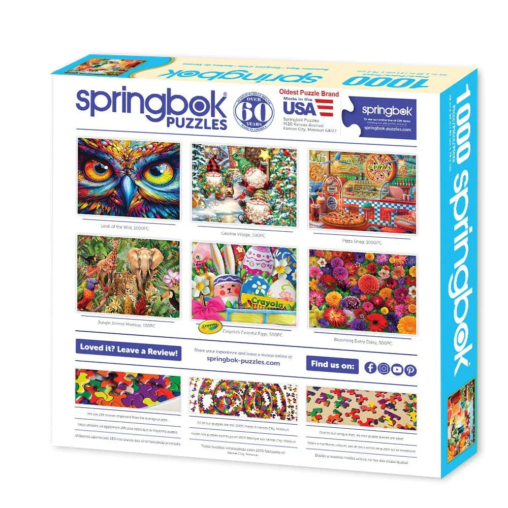 Summer Sips 1000 Piece Jigsaw Puzzle - Limited Release | Springbok Puzzles - BIG FRENCHIES