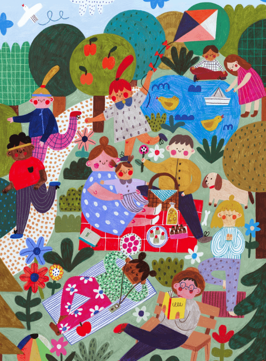 Sunshine On My Mind 500 Piece Picnic Puzzle by Puzzlefolk