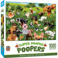 Super Dooper Poopers 1000 Piece Puzzle by Masterpieces Puzzles - BIG FRENCHIES