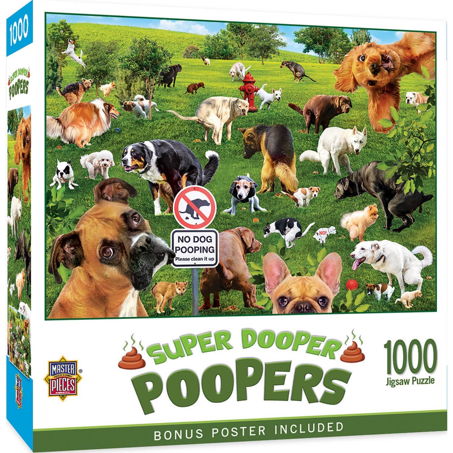 Super Dooper Poopers 1000 Piece Puzzle by Masterpieces Puzzles - BIG FRENCHIES
