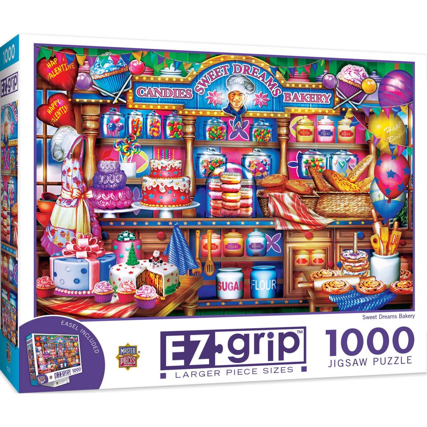 Sweet Dreams Bakery 1000 Piece Puzzle EZ Grip by Masterpieces - BIG FRENCHIES