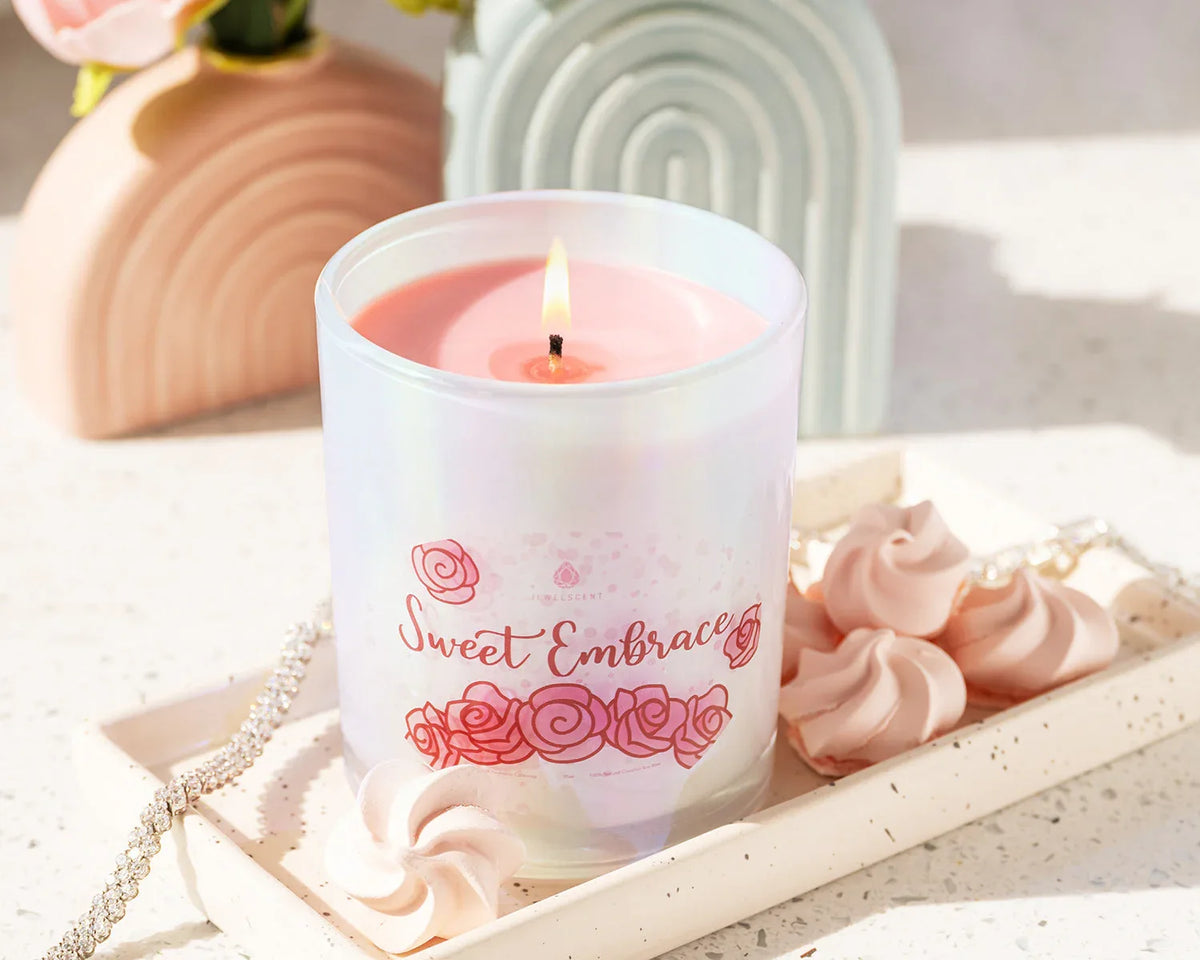 Sweet Embrace Iridescent 10oz Signature Jewelry Candle - BIG FRENCHIES