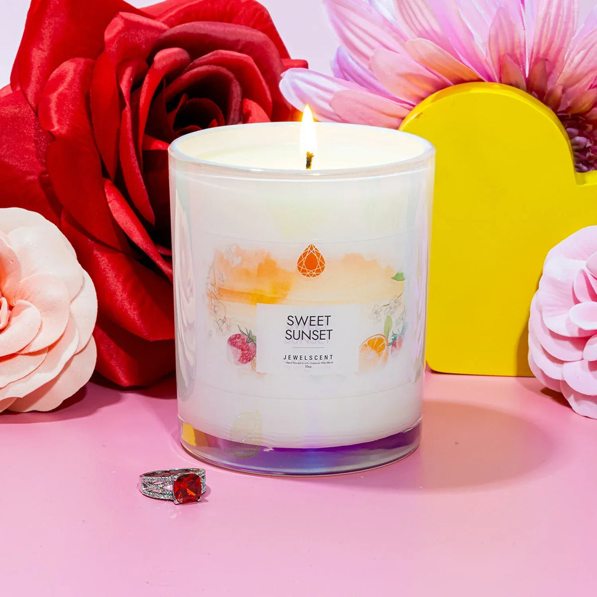 Sweet Sunset Iridescent 10oz Signature Jewelry Candle - BIG FRENCHIES