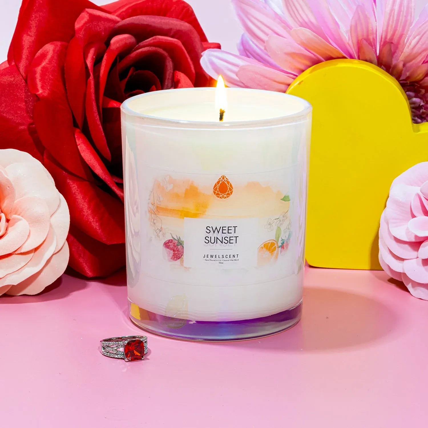 Sweet Sunset Iridescent 10oz Signature Jewelry Candle - BIG FRENCHIES