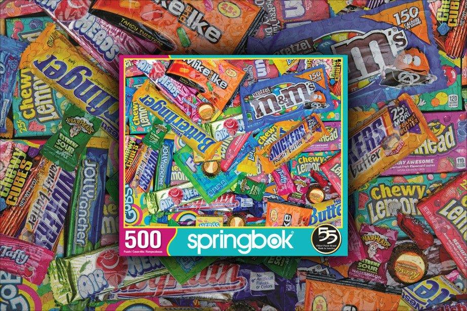 Sweet Tooth 500 Piece Jigsaw Puzzle by Springbok Puzzles - A Candy Lover's Delight - BIG FRENCHIES