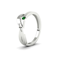Swirl Love Mens Wedding Ring