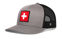 Swiss Flag Trucker Hat  |  Switzerland Snapback