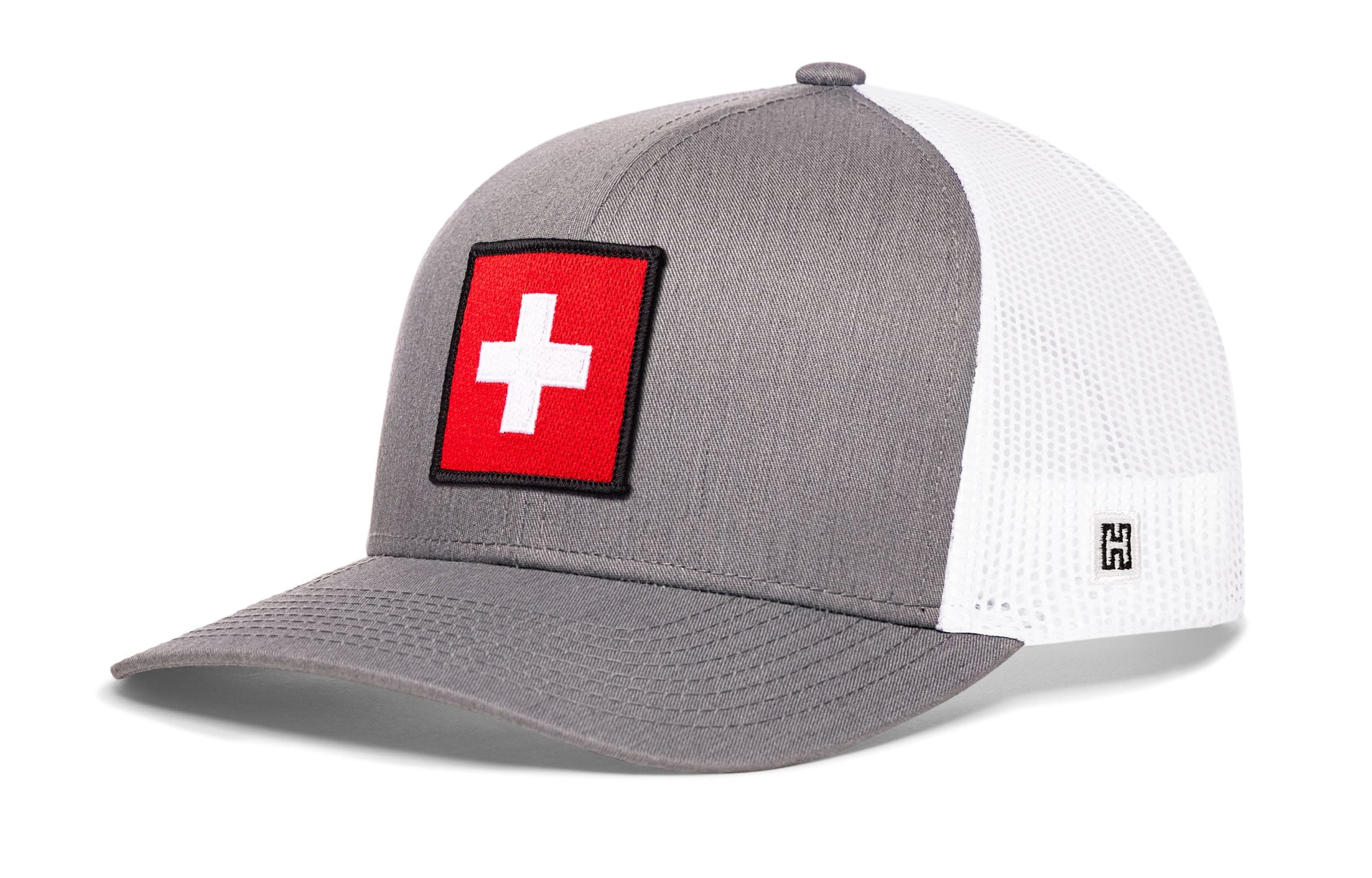 Swiss Flag Trucker Hat  |  Switzerland Snapback