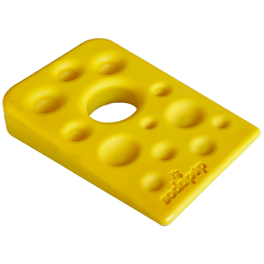 Swiss Cheese Wedge Nylon Dog Chew Toy for Aggressive Chewers | SodaPup - BIG FRENCHIES