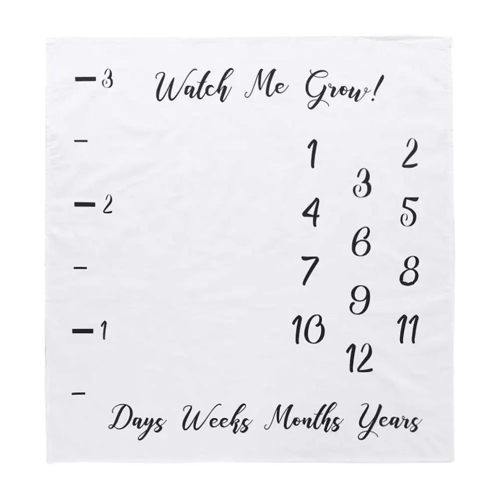 Newborn Baby Milestone Photography Blanket - # BAGE41110002 - BIG FRENCHIES