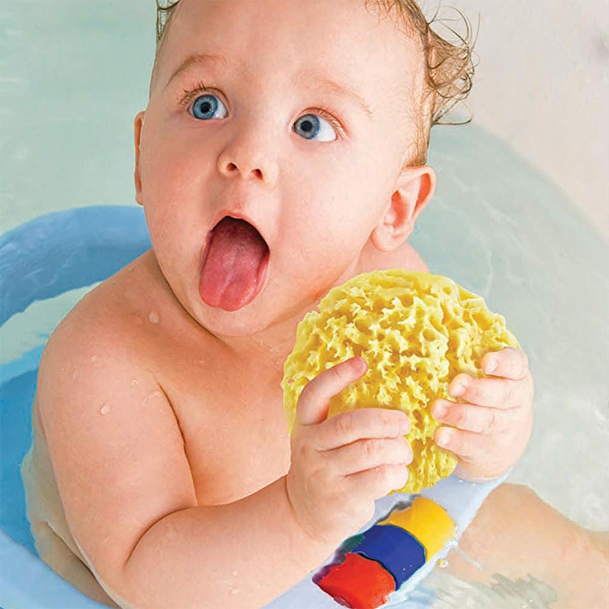 Babyjem Natural Sea Sponge for Gentle Baby Skin Care - Hypoallergenic & Organic Bathing Solution