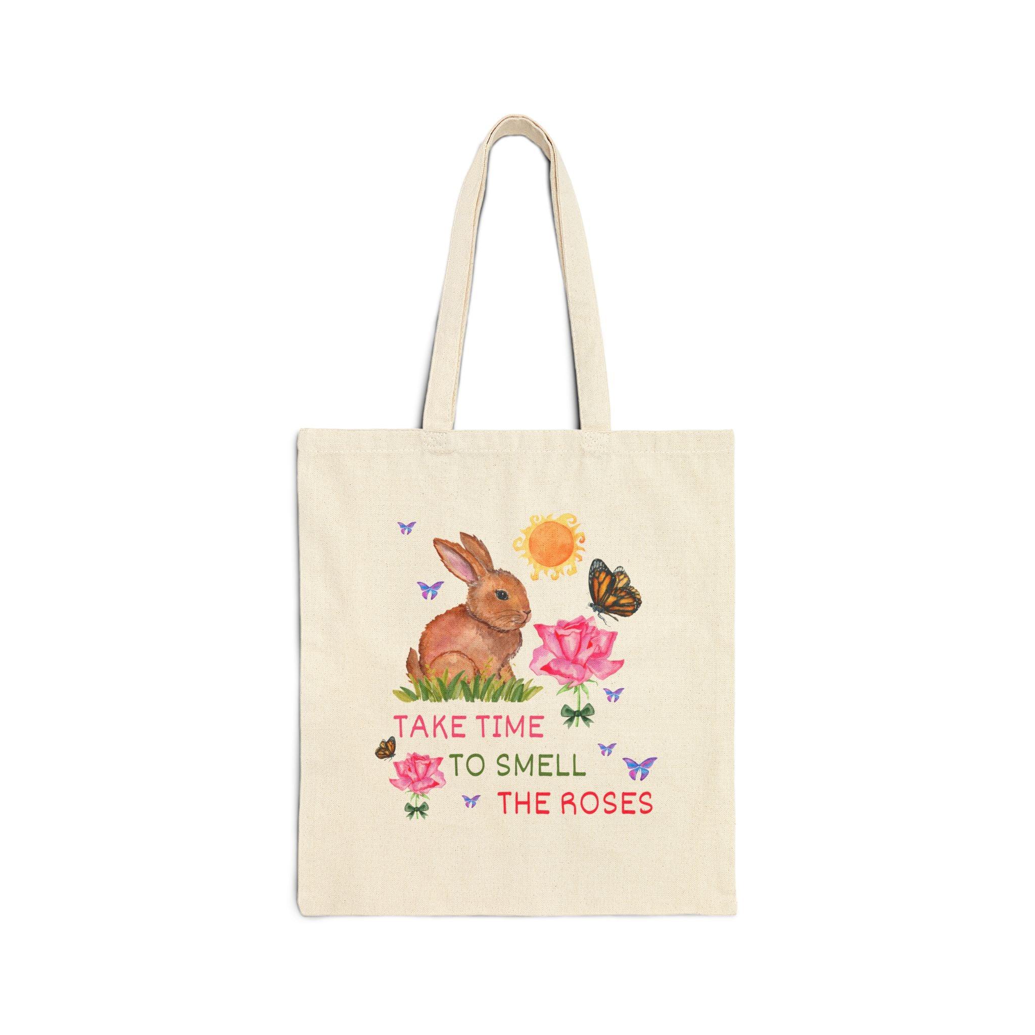 Take Time To Smell The Roses Tote Bag - BIG FRENCHIES