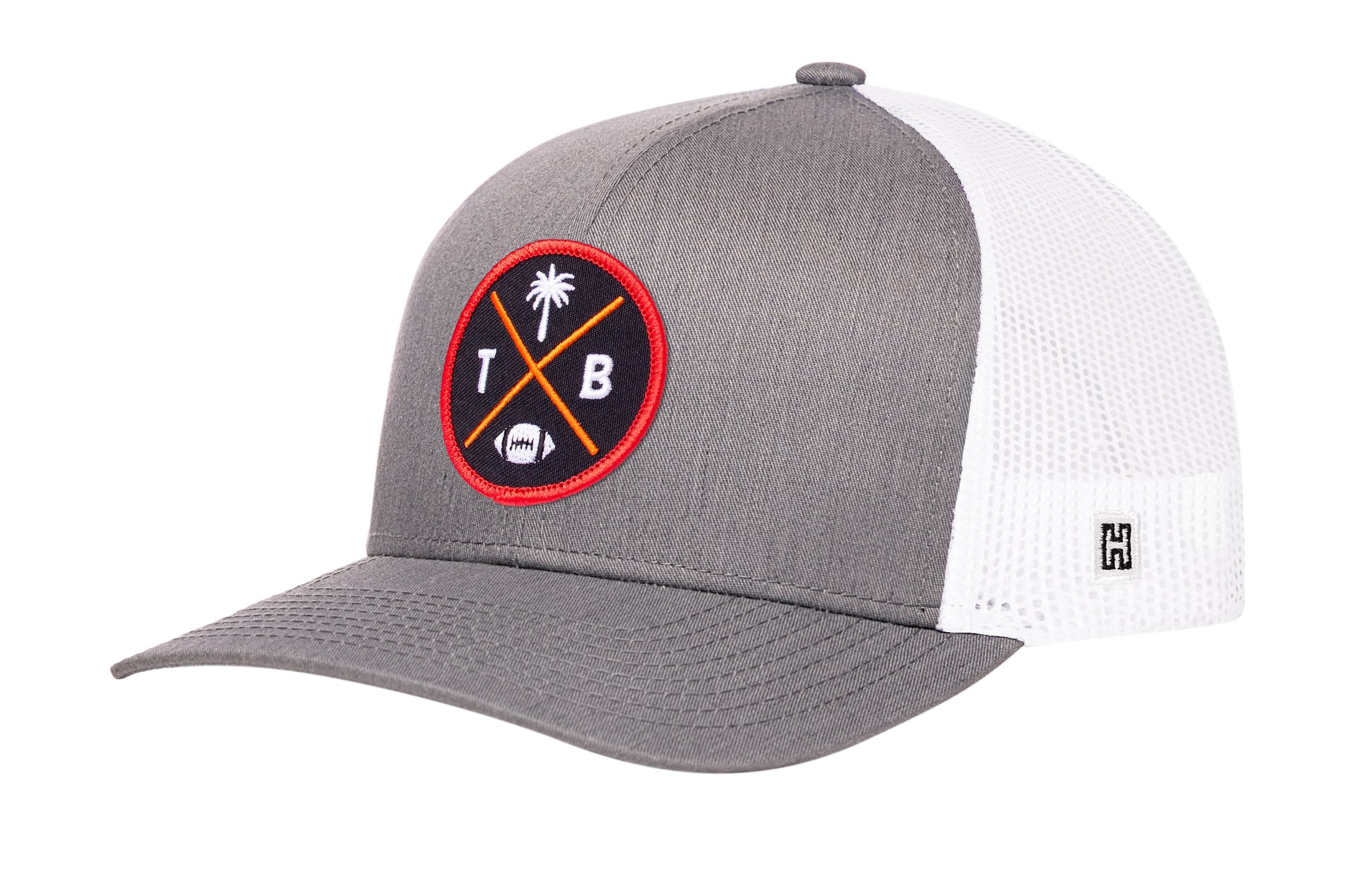 Tampa Bay Trucker Hat  |  Black TPA X Football Snapback