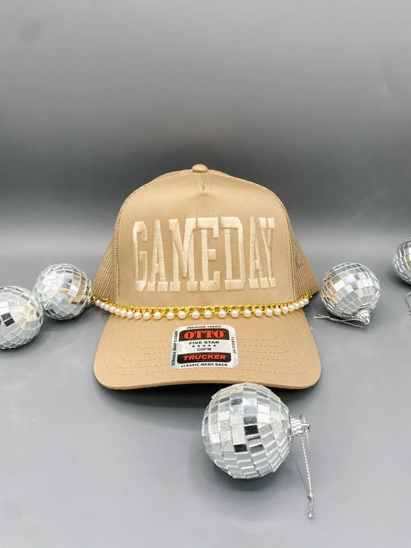 Tan Gameday - Trucker Hat - BIG FRENCHIES