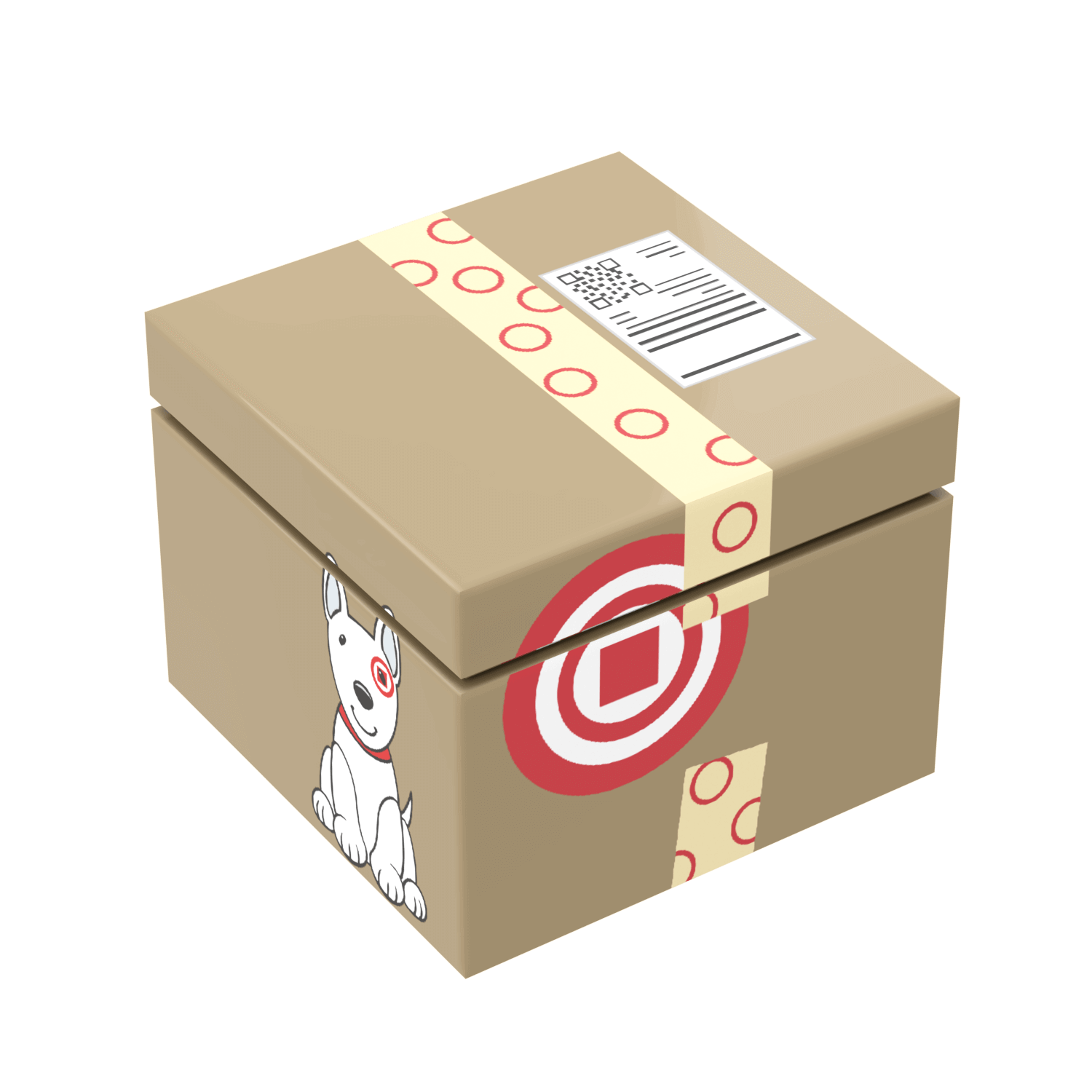 Tarjet Shipping Box - Custom Printed - Made Using LEGO® Parts