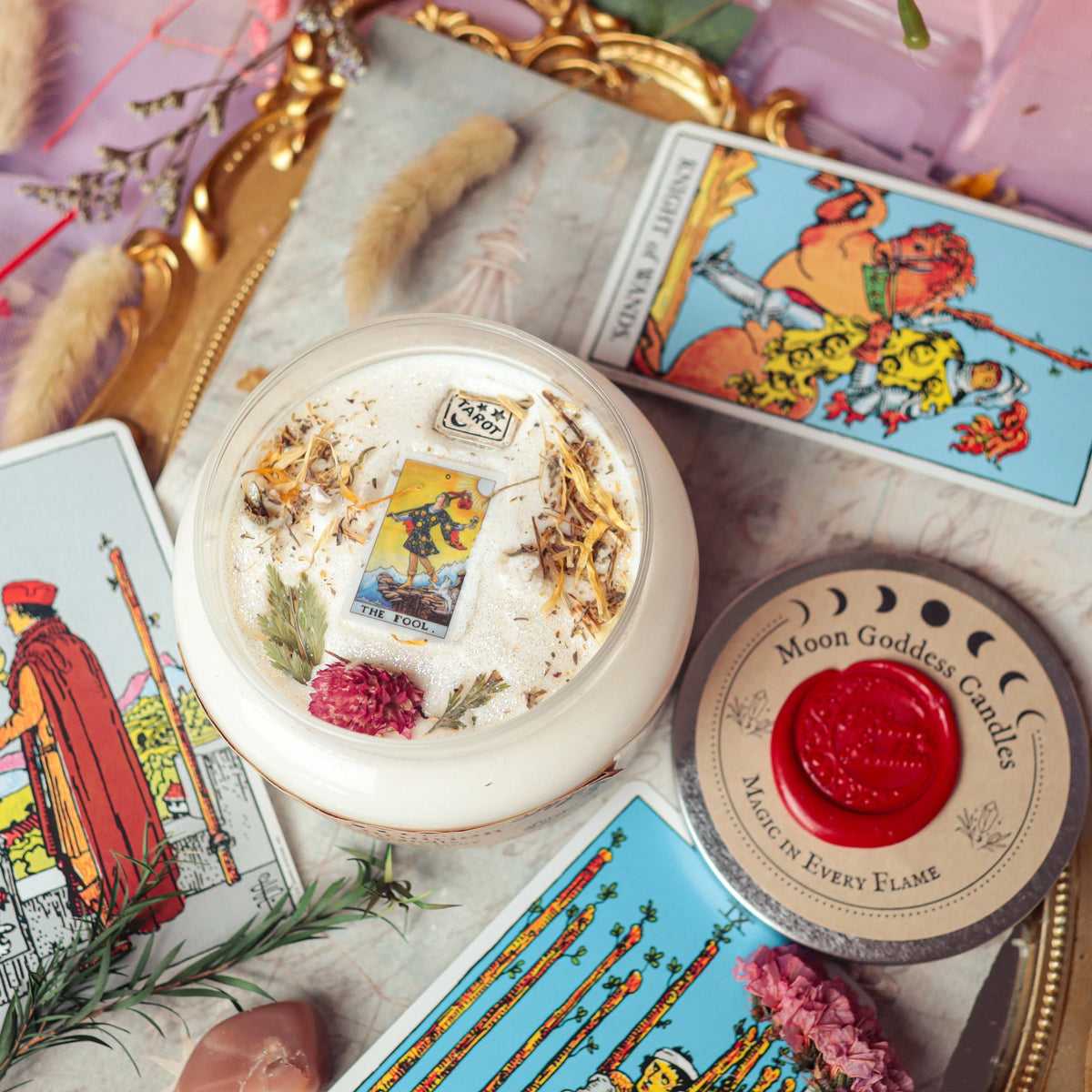 Tarot Intuition Candle - BIG FRENCHIES