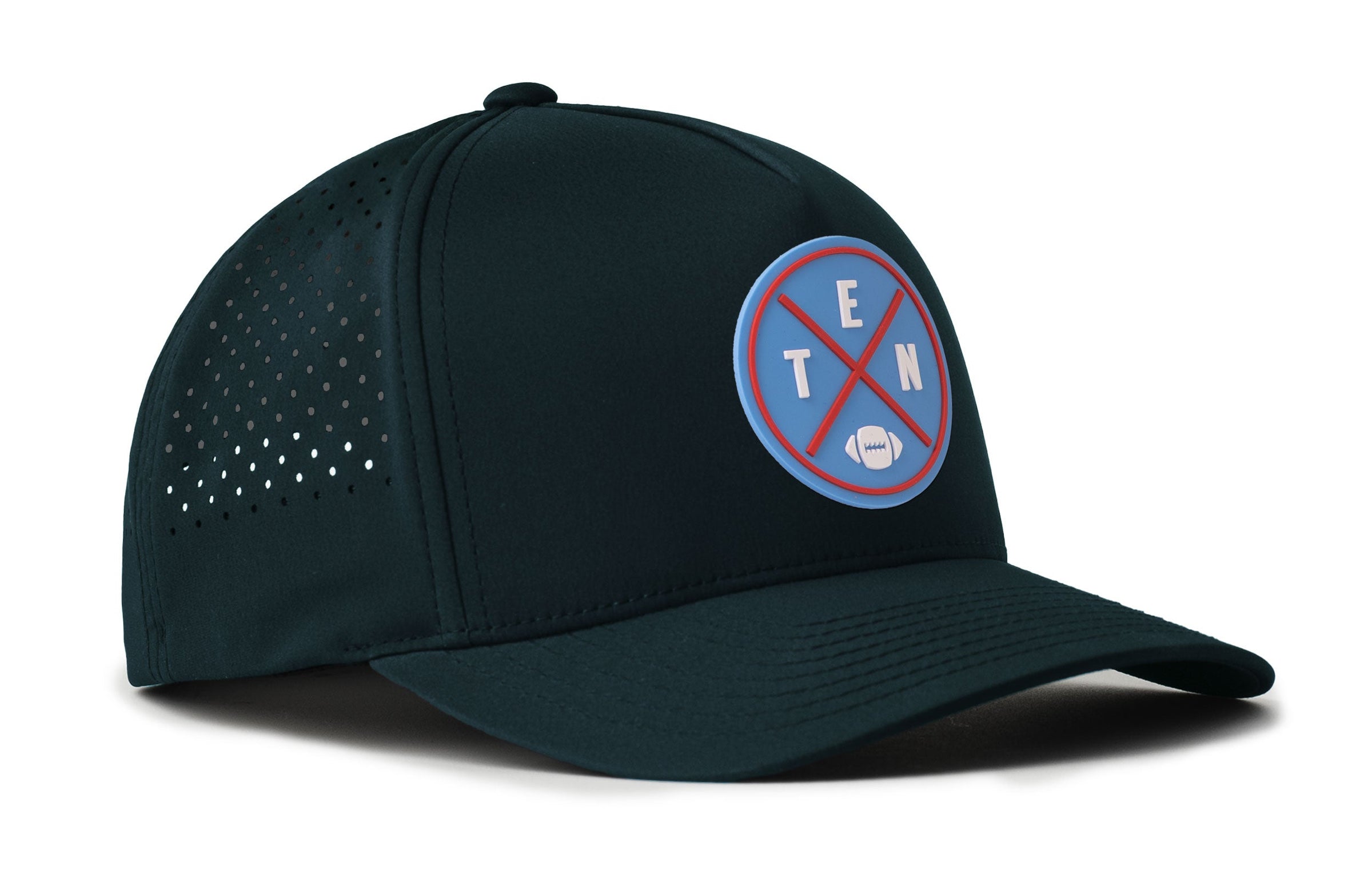 Tennessee Football Performance 5-Panel Hat  |  Columbia Blue TEN X Flexfit Snapback