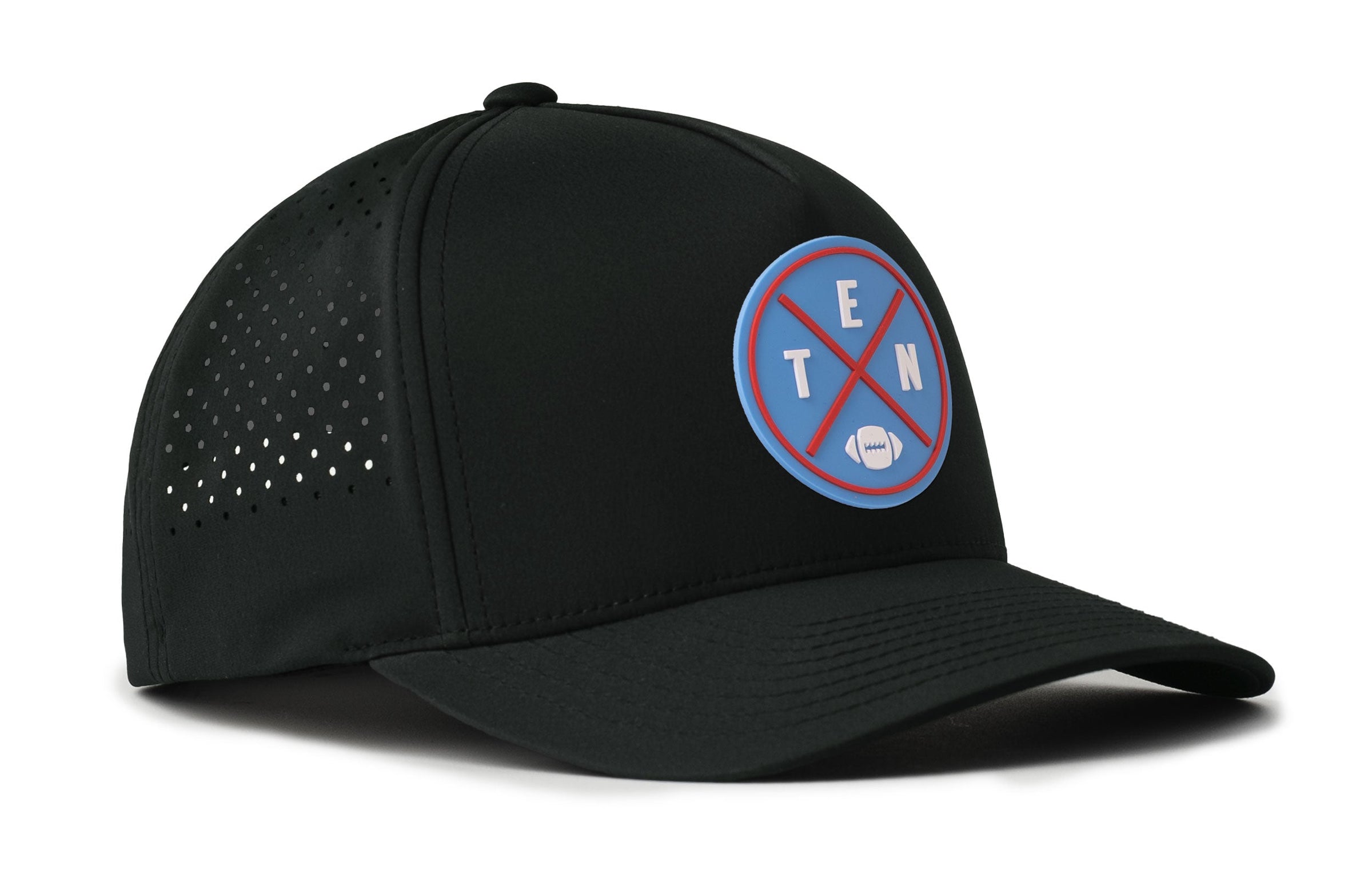 Tennessee Football Performance 5-Panel Hat  |  Columbia Blue TEN X Flexfit Snapback