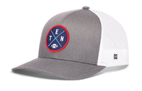 Tennessee Trucker Hat  |  Black TEN X Football Snapback