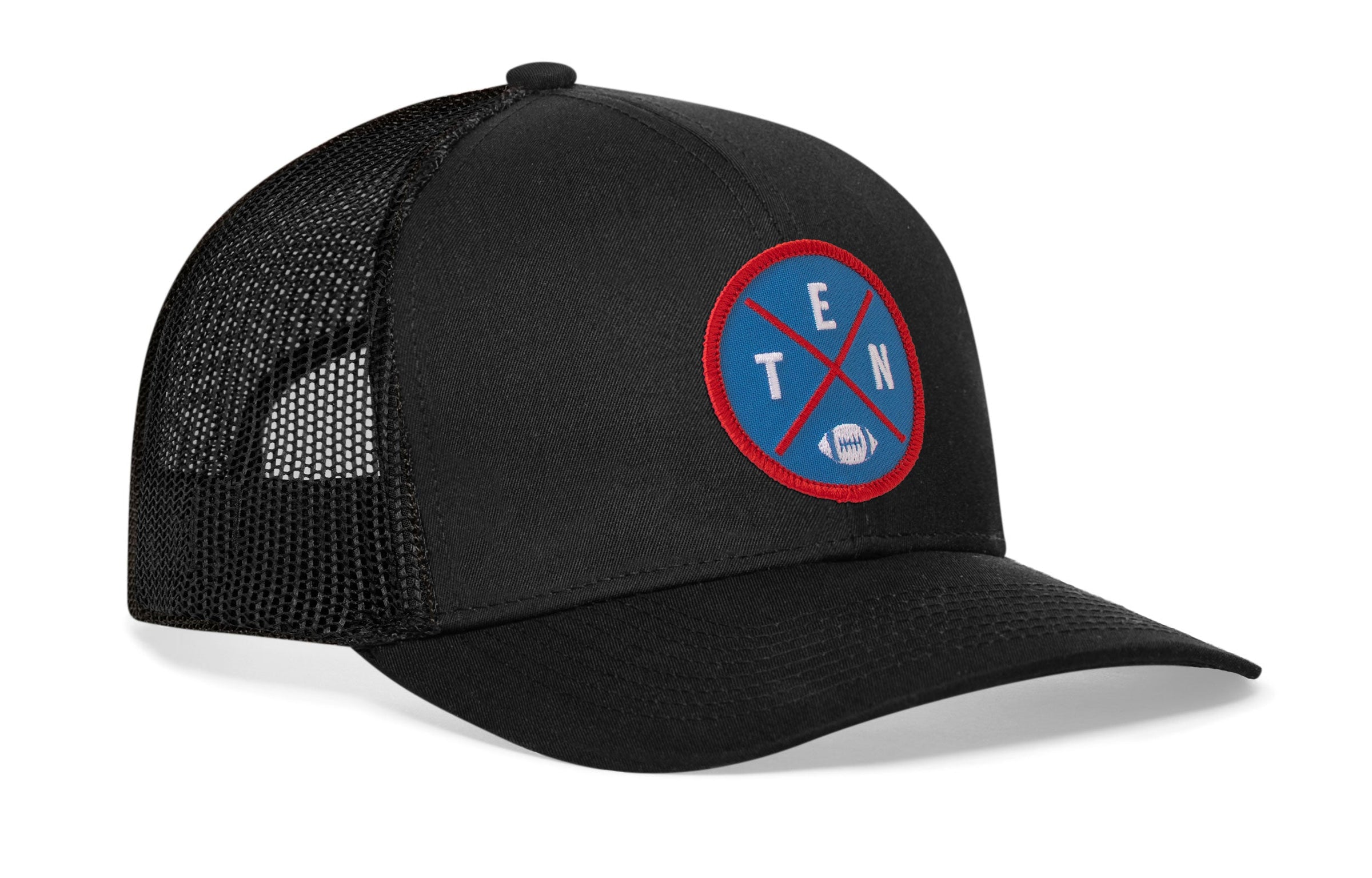 Tennessee Football Trucker Hat  |  Columbia Blue TEN X Snapback