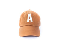 Terra Cotta Letter Baseball Hat - BIG FRENCHIES