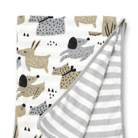 Baby Boy's Puppy Dogs Cotton Blanket