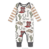 Howdy Partner Cowboy Western Romper - BIG FRENCHIES