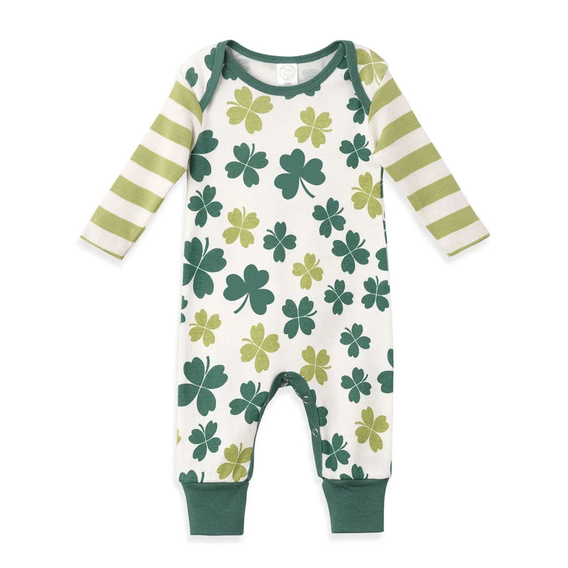 St. Patrick's Day Shamrocks & Clovers Romper - BIG FRENCHIES