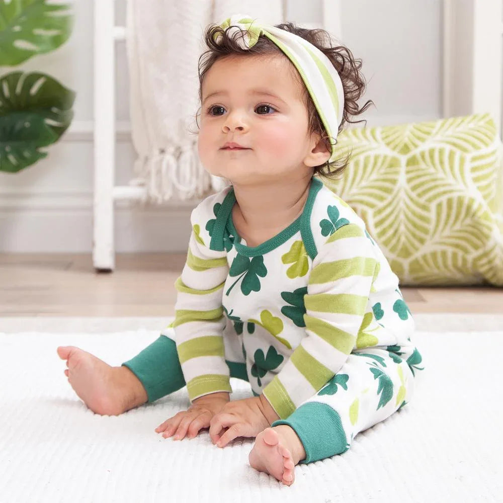 St. Patrick's Day Shamrocks & Clovers Romper - BIG FRENCHIES