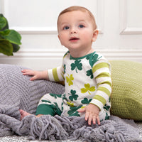 St. Patrick's Day Shamrocks & Clovers Romper - BIG FRENCHIES