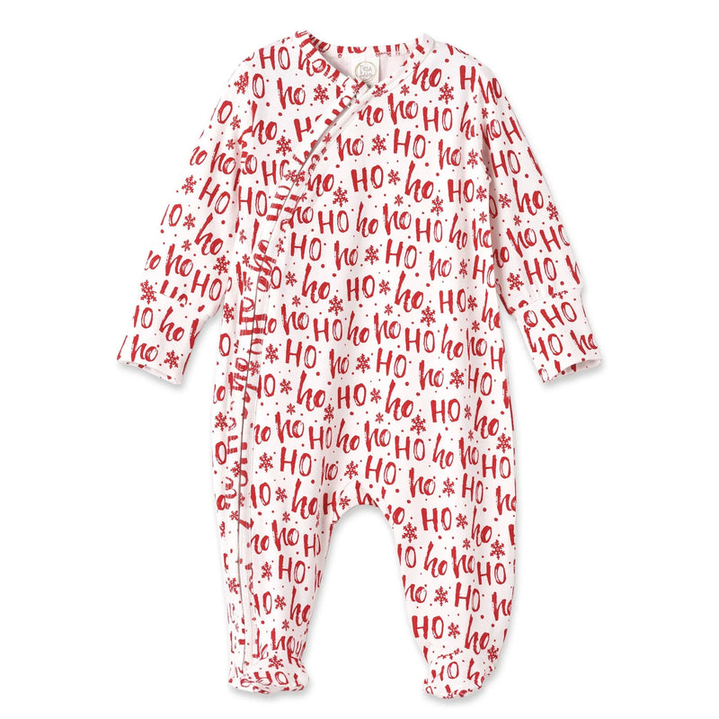 Christmas Bamboo Zipper Romper Ho-Ho-Ho - BIG FRENCHIES