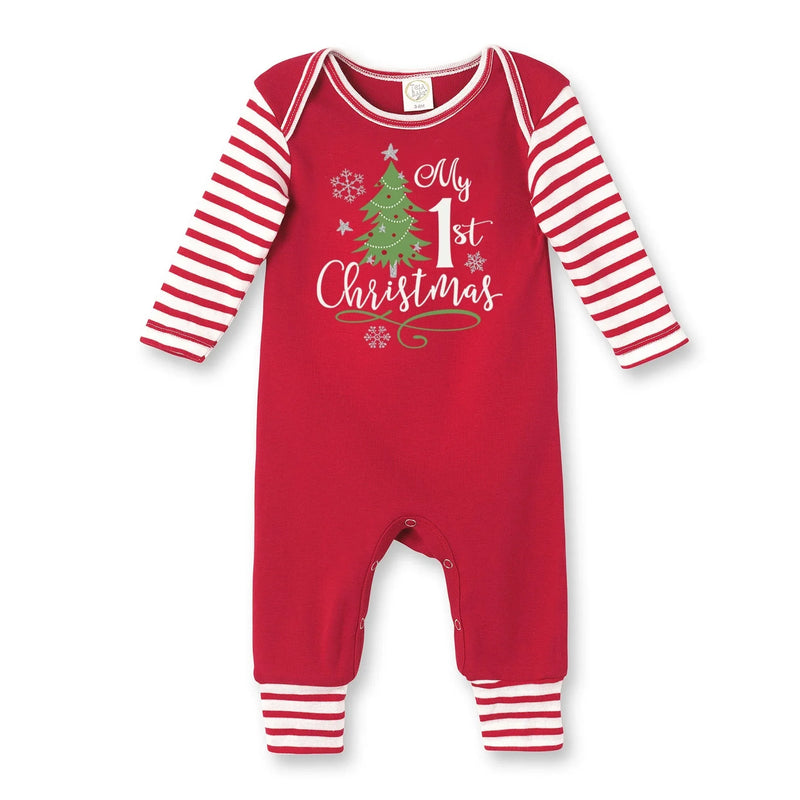 My 1st Christmas Cotton Romper - BIG FRENCHIES