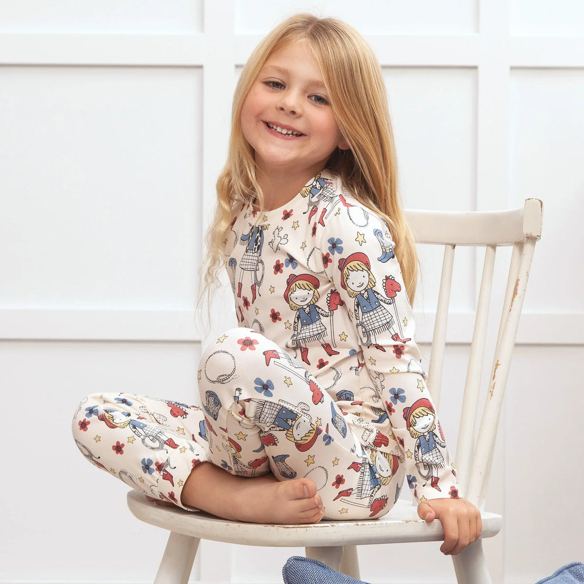Cowgirl Bamboo Pajama Set - 10 & 12Y - BIG FRENCHIES