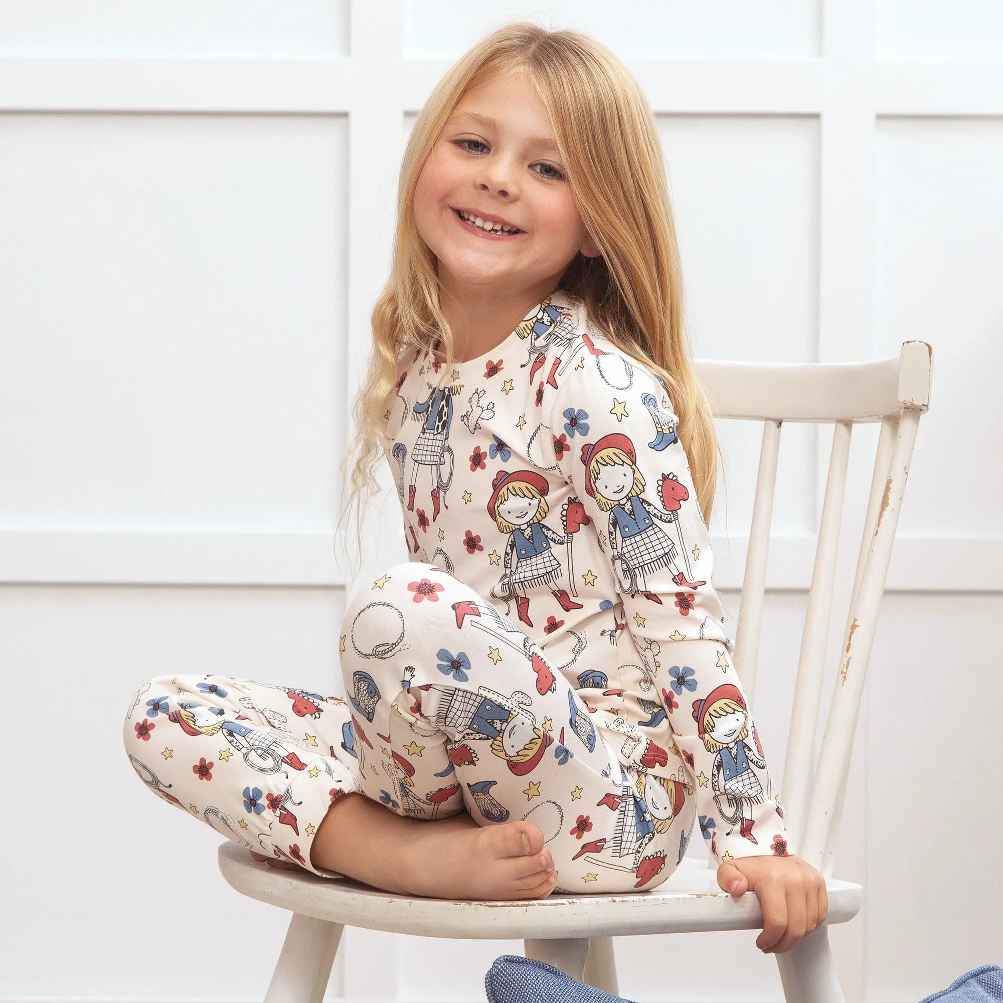 Cowgirl Bamboo Pajama Set - 10 & 12Y - BIG FRENCHIES